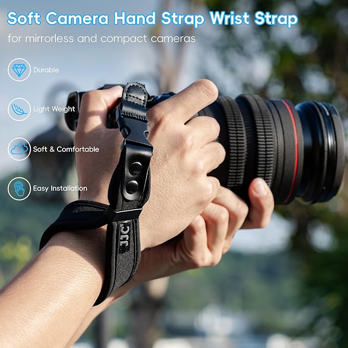 Quick Release Soft Neoprene Camera Hand Wrist Grip Strap - Image 2