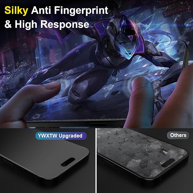 YWXTW 2 Pack Matte Screen Protector - Image 6