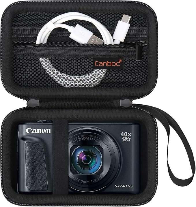 Canboc Carrying Case for Canon PowerShot SX740/ SX730/ SX720/ SX620/ G7X Mark by Canboc