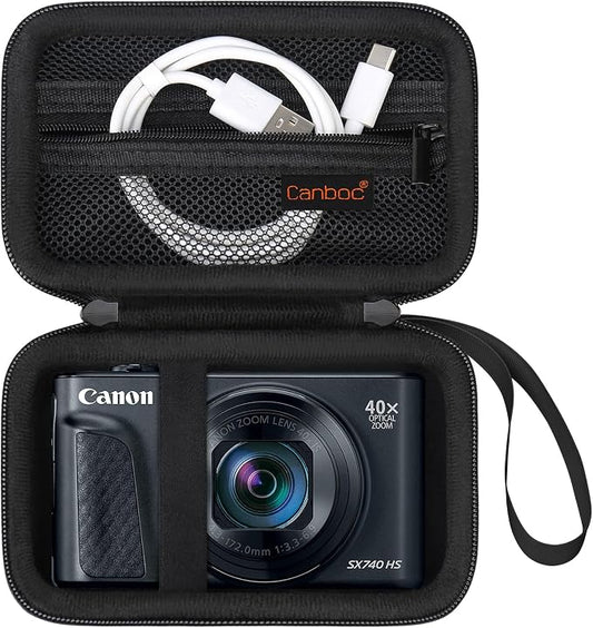 Canboc Carrying Case for Canon PowerShot SX740/ SX730/ SX720/ SX620/ G7X Mark by Canboc