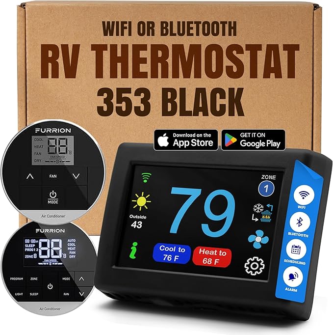MICRO-AIR EasyTouch Digital RV Thermostat Replacement by MicroAir