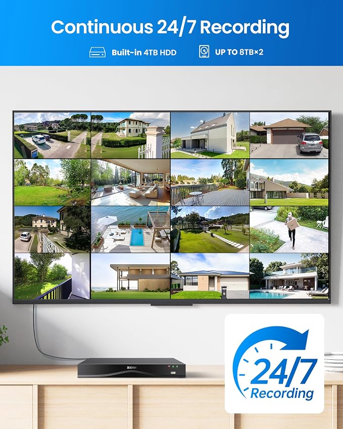 ZOSI 4K PoE Security Camera System - Image 8