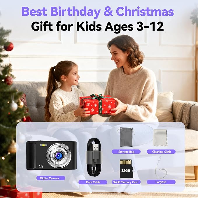 Digital Camera 4K for Kids: 48MP Cameras for Teens Photography - Image 7