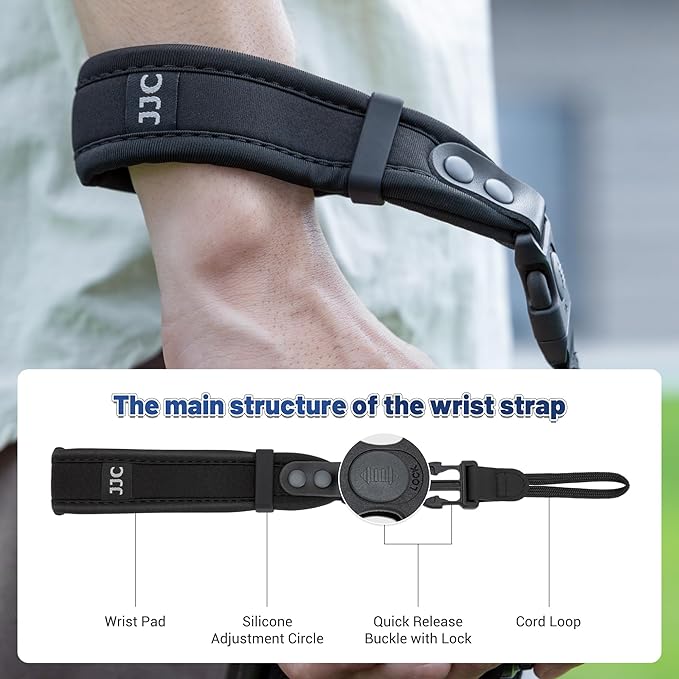 Upgraded Quick Release Soft Neoprene Camera Hand Wrist Grip Strap - Image 4