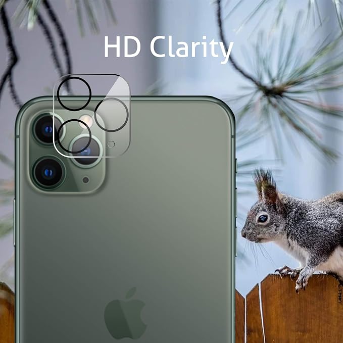 Ailun 2 Pack Screen Protector for iPhone 11 Pro + 2 Pack Camera Lens Protector - Image 3