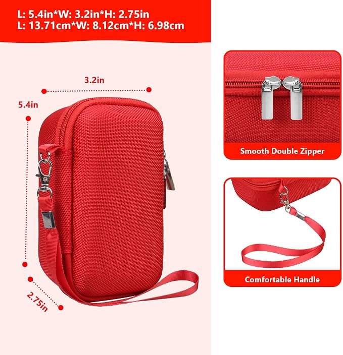 Hard Travel Case for Sony ZV-1F / ZV-1 / ZV-1 II Digital Camera, Vlogger Camera - Image 3