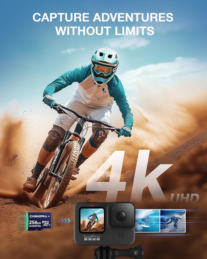 DIGIERA 256GB CT100 microSDXC UHS-I Memory Card - Image 6