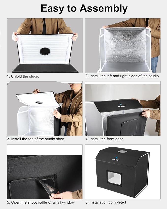 Light Box Photography, PULUZ 24x16 inch Portable Photo Box - Image 7
