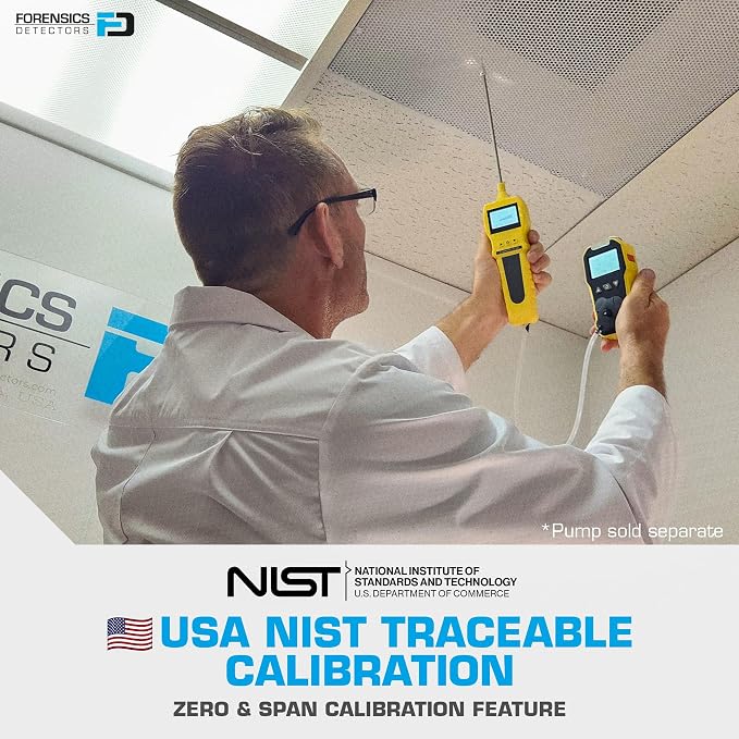 USA NIST Calibrated 4 Gas Monitor by Forensics | O2, LEL | USB Recharge | - Image 4