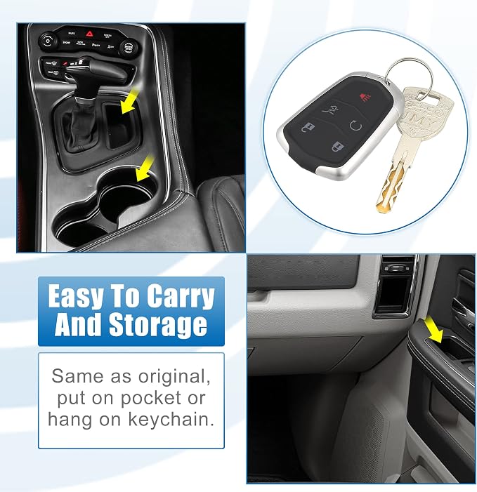 X AUTOHAUX 2pcs 433MHz HYQ2EB Replacement Keyless Entry Remote Car Key Fob - Image 7
