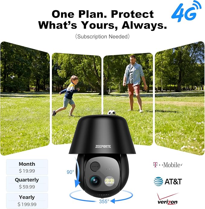 4G LTE Cellular Solar Security Cameras Wireless Outdoor, No WiFi Ultra Solar - Image 7