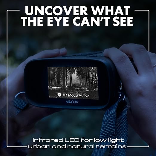 Minolta 10x25 Digital Night Vision Monocular w/Built-in 4K HD Video Camera - Image 5