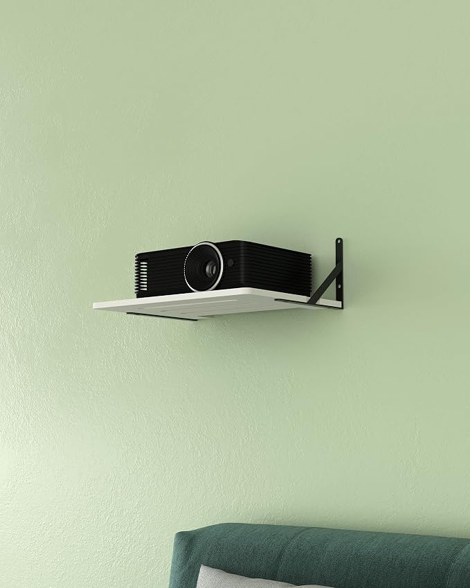 Black White Small Mini Projector Shelf - Image 7