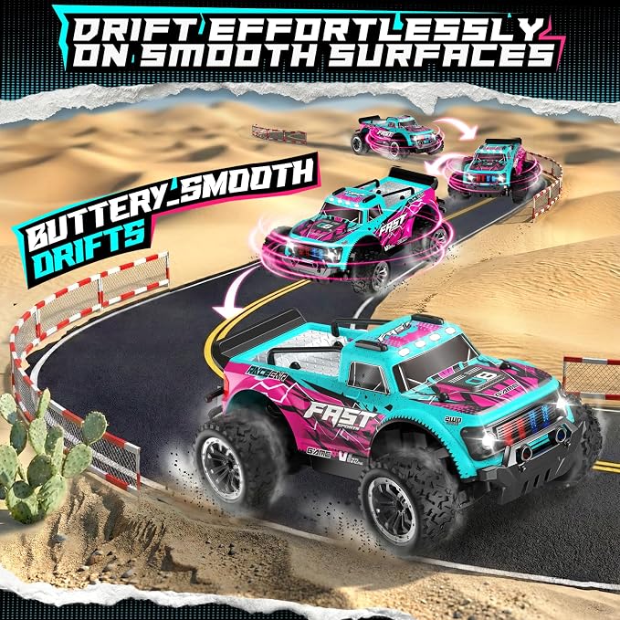 Remote Control Car, 2WD Off-Road RC Cars, 20 KM/H All-Terrain Rc Truck - Image 7
