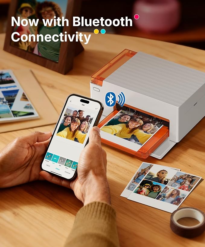 Liene Amber M110 Bluetooth Photo Printer 80 Sheets, Portable Photo Printer - Image 4