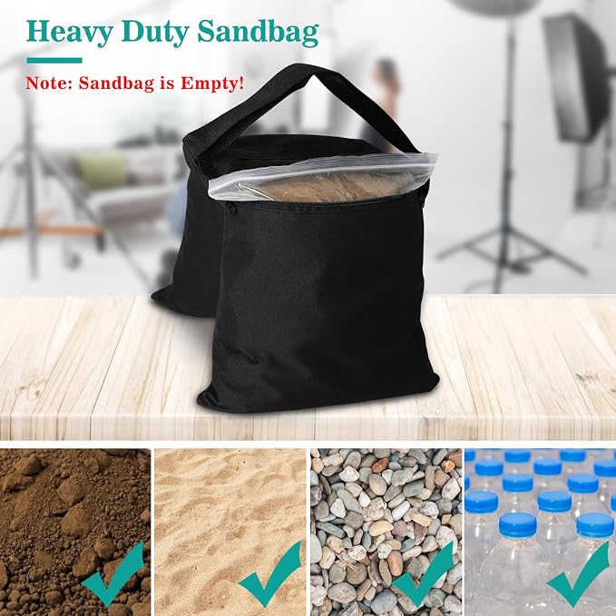 Aimosen 4 Packs Sandbags Weight Bags - Image 2