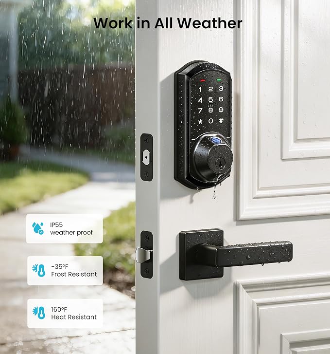 Veise VE07-L Fingerprint App Control Smart Locks - Image 11