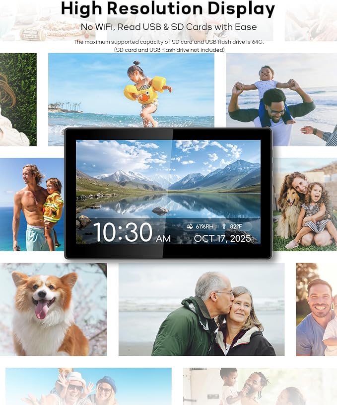 Mesqool 10.1" Dementia Clock for Seniors - Image 8