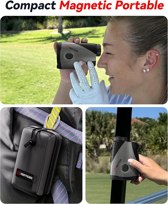 REDTIGER Golf Rangefinder, 7X Magnification 1200 Yards Laser Range Finder - Image 5