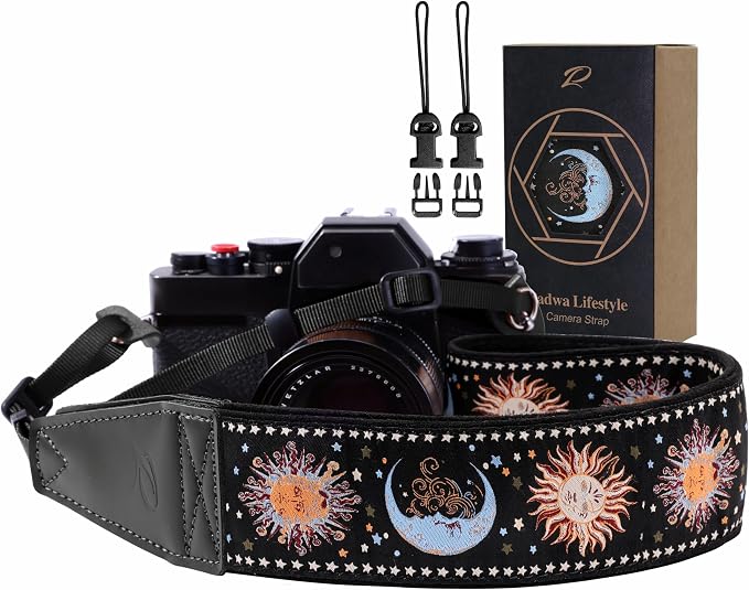 Padwa Lifestyle Night Sun God Camera Strap by PadwaLifestyleCameraStrap