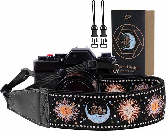 Padwa Lifestyle Night Sun God Camera Strap by PadwaLifestyleCameraStrap