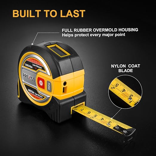 PREXISO 2-in-1 Laser Tape Measure - Image 8