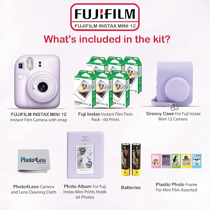 Fujifilm Instax Mini 12 Instant Camera Bundle - Image 2