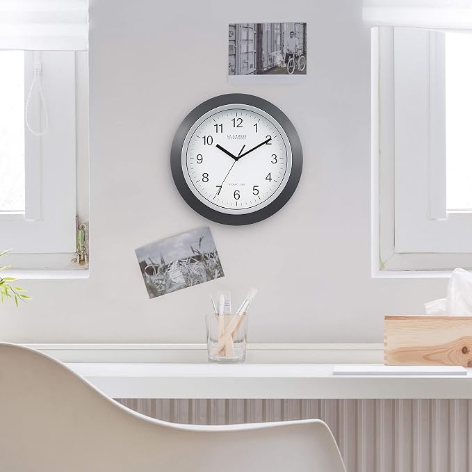 La Crosse Technology WT-3129B 12 Inch Atomic Analog Wall Clock - Image 8