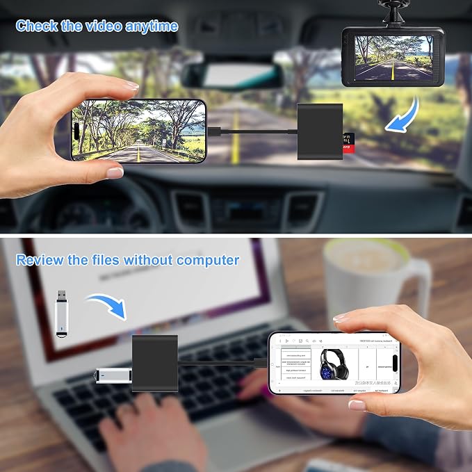 SD Card Reader, USB 3.0 Type C High Speed to SD/TF Card Adapter - Image 5