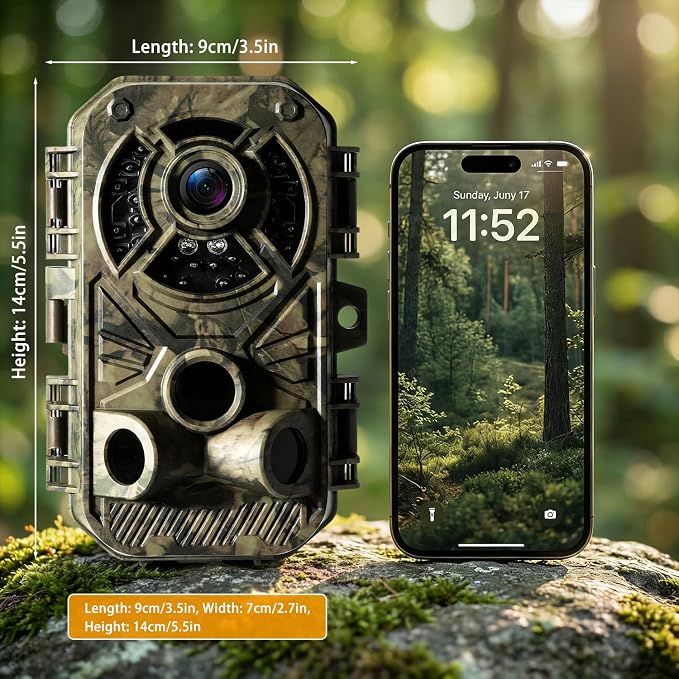 Trail Camera 32MP 2.7K, Mini Game Camera - Image 7