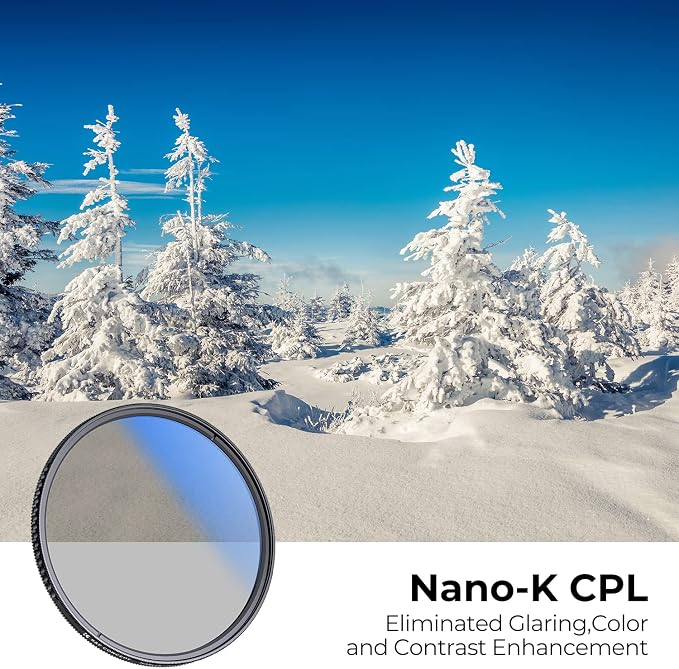 K&F Concept 37mm Circular Polarizer Filter Ultra-Slim 18 Multi-Coated Optical - Image 2