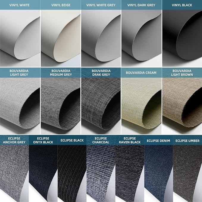 SmartWings Fabric Samples for Motorized Blackout Shades Blinds Fabric Sample - Image 4