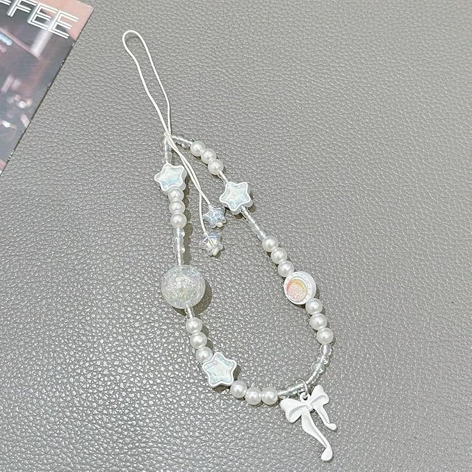 Beaded Camera Wrist Strap Cute Digital Camera Charm Lanyard, Phone Wristlet - Image 2