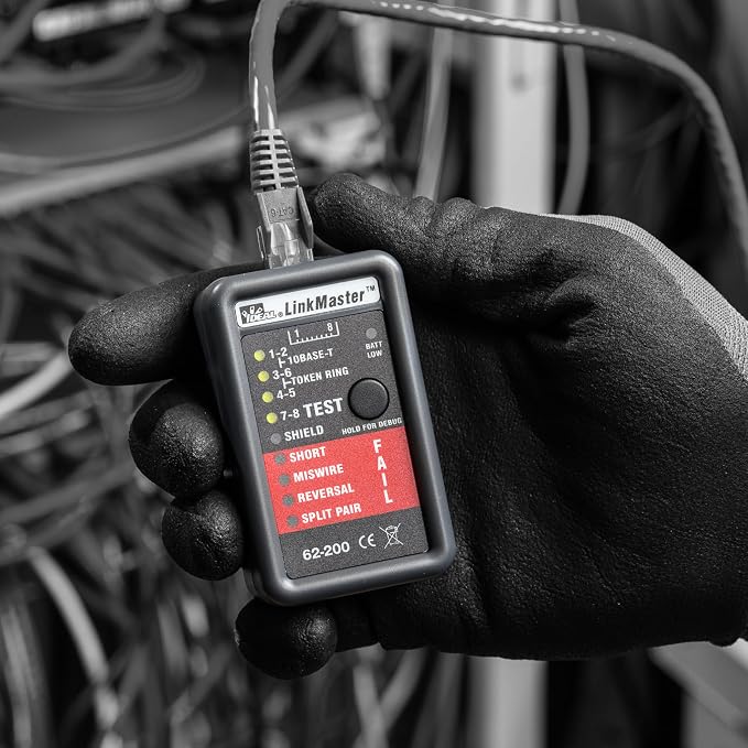 IDEAL INDUSTRIES INC. 62-200 Linkmaster UTP/STP Wire Map Cable Tester - Image 6