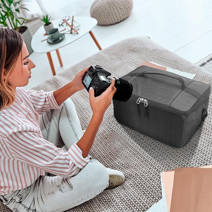Koolertron Dslr Camera Insert Bag Purse Universal Liner Lens Pouch Partition - Image 5