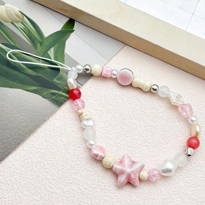 Beaded Camera Wrist Strap Cute Digital Camera Charm Lanyard Phone Chain - Image 8