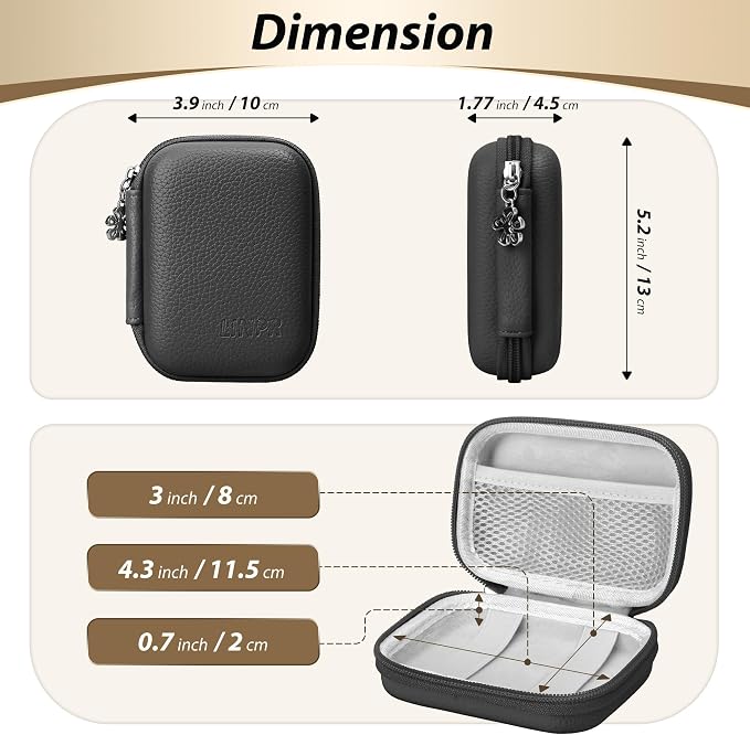 Digital Camera Case for CAMKORY, KODAK PIXPRO FZ45/FZ55, Canon IXUS 285 HS - Image 2