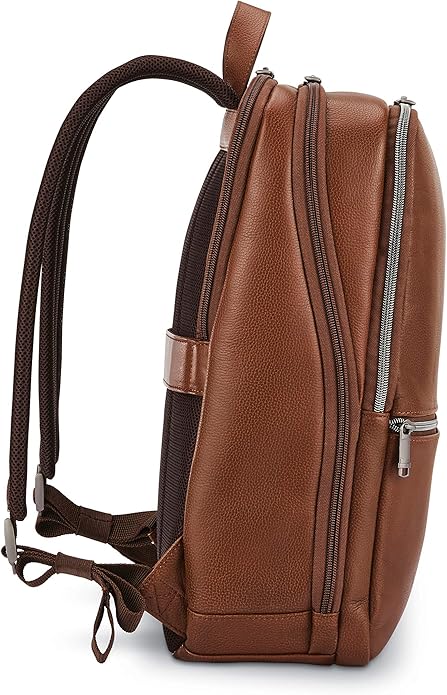 Samsonite Classic Leather Slim Backpack - Image 4