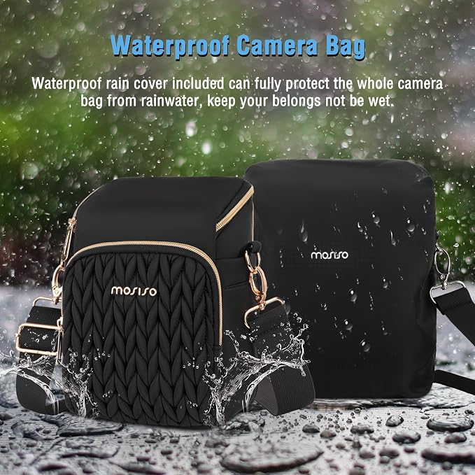 MOSISO Camera Bag, Small Dual Access Crossbody Shoulder Bag - Image 6