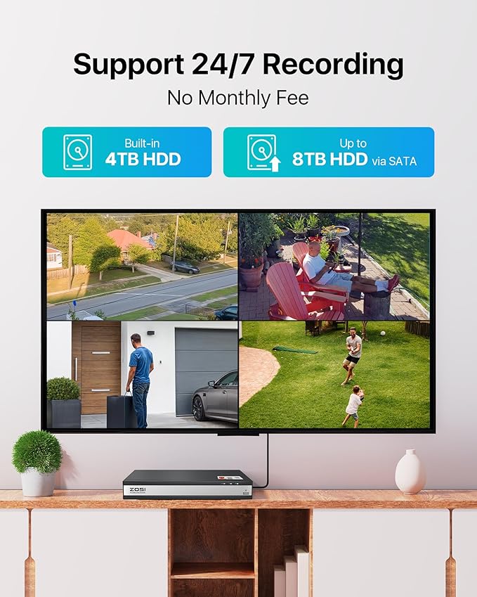 ZOSI 3K Lite 16CH Security Camera System Outdoor - Image 4
