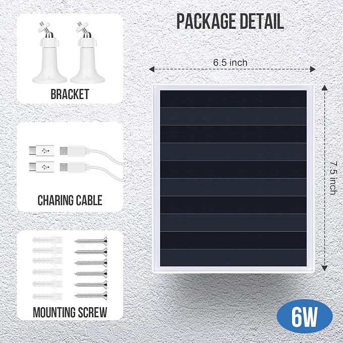 6W Solar Panel Charger, Solar Panel - Image 3