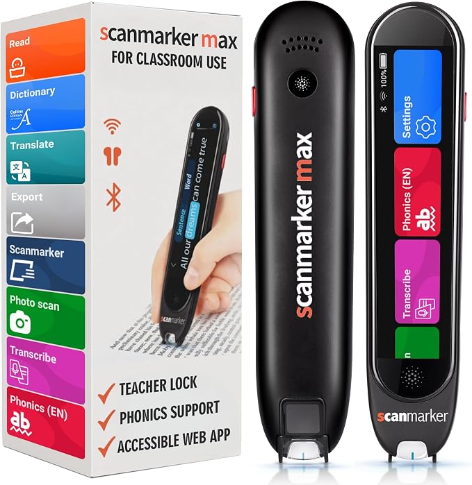 Scanmarker Max Reading Pen – Designed by Scanmarker