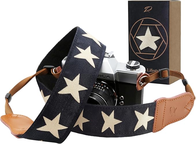 Padwa Lifestyle Pentagram Embroidered Camera Strap by PadwaLifestyleCameraStrap