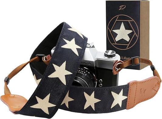 Padwa Lifestyle Pentagram Embroidered Camera Strap by PadwaLifestyleCameraStrap