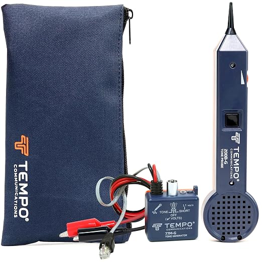 TEMPO 601K-G Standard Wire Tracer Electrical, Tone Generator and Probe Kit by TempoCommunications-TestandMeasurementTools