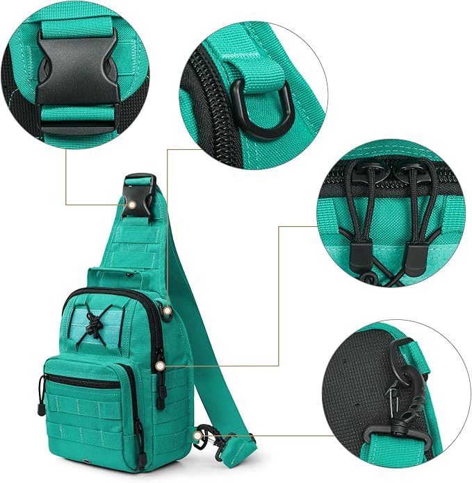 G4Free Outdoor Tactical Bag Backpack, Military Sport Bag Pack Sling Shoulder - Image 5