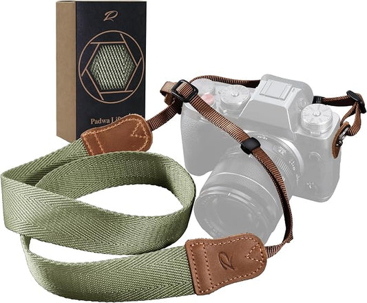 Padwa Lifestyle Light Green Camera Strap by PadwaLifestyleCameraStrap