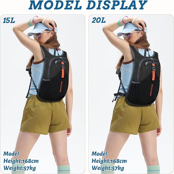 BECOJADDE 15L Small Hiking Backpack - Image 5