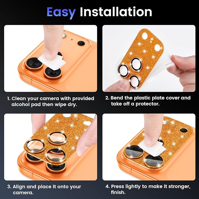 Tensea for iPhone 17 Pro Camera Lens Protector, Metal Aluminum Alloy Tempered - Image 7