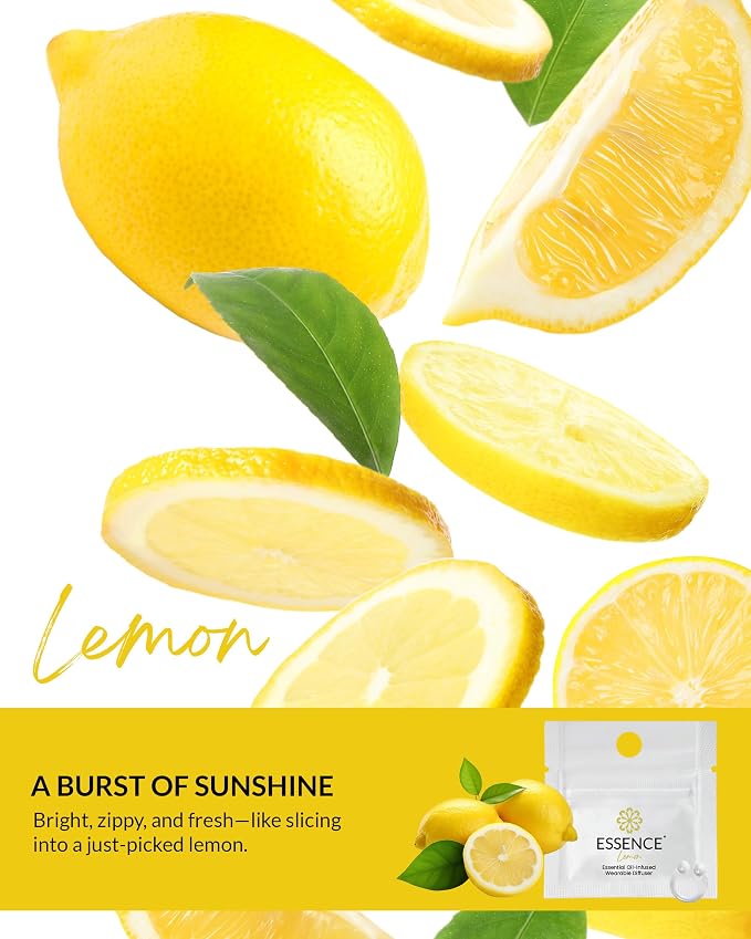 Essence Wearable Aromatherapy Nasal Diffuser – Lemon Essential Oil Nose Ring - Image 3